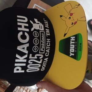 Pokemon Pikachu Black and Yellow Kids Hat